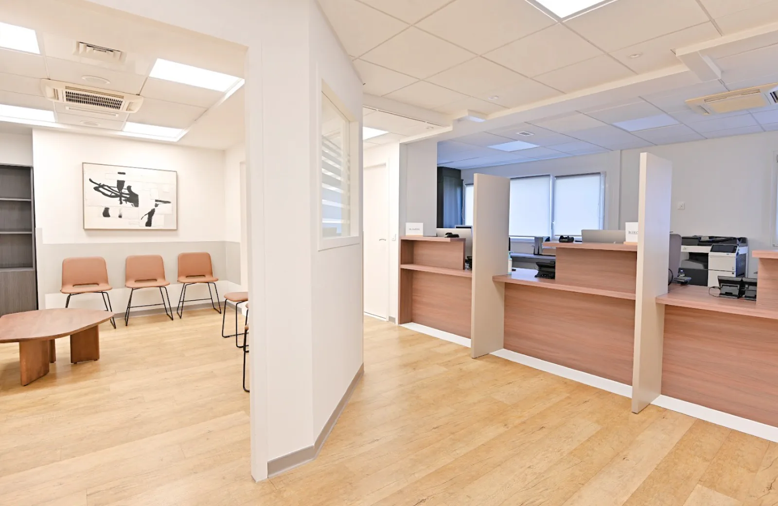 Accueil du Cabinet Arras Orthopédie, Espace Artois Santé
